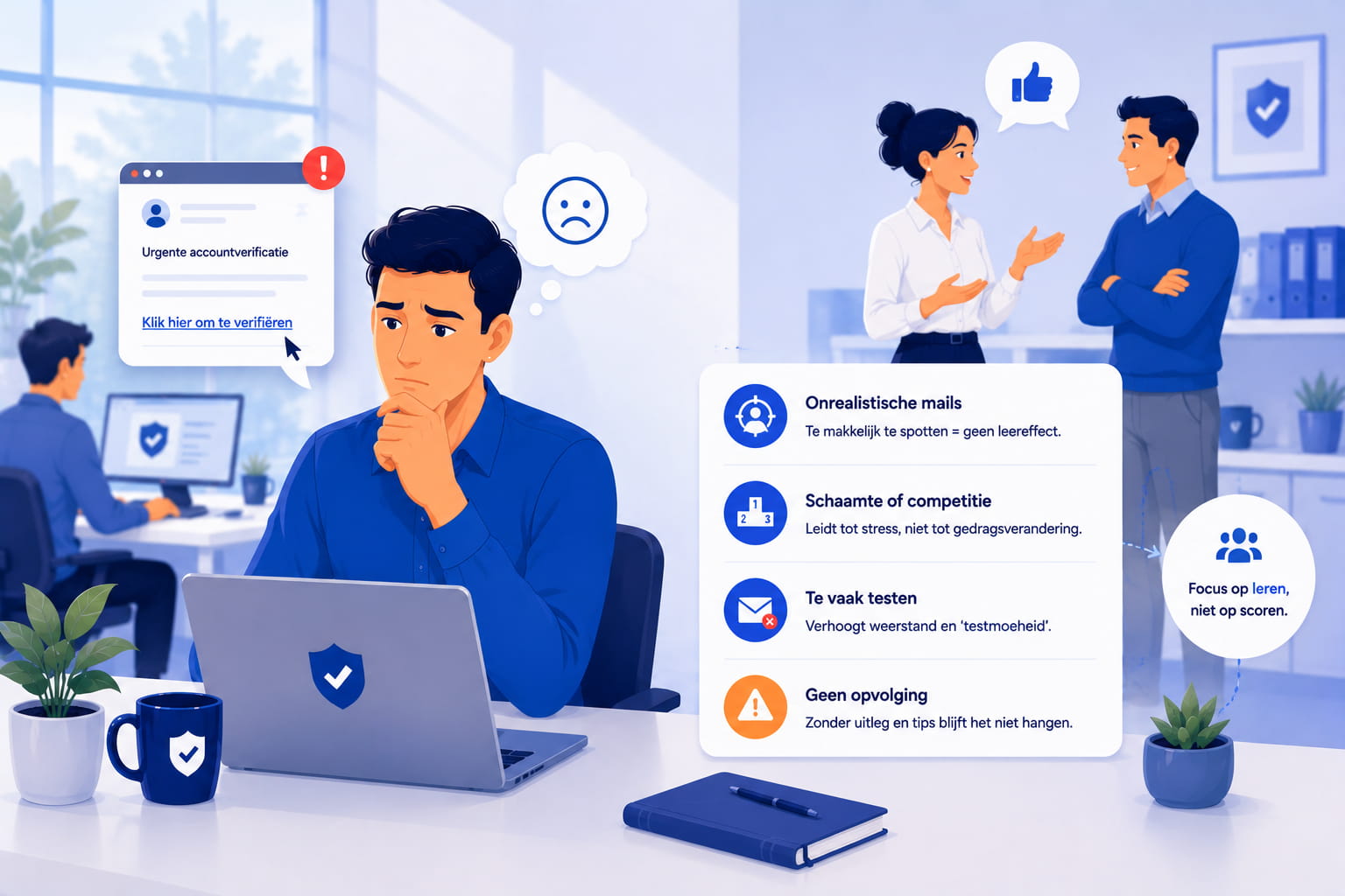 Waarom phishing simulaties soms averechts werken